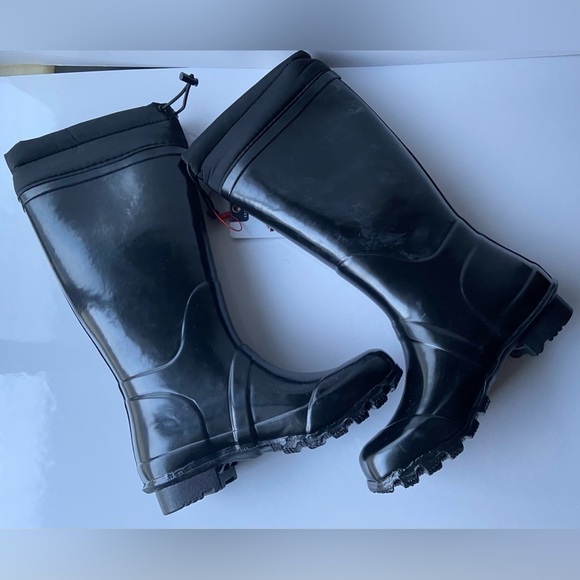 NWT Pajar shiny Black tall boots  sz 5-5.5 - Picture 5 of 7